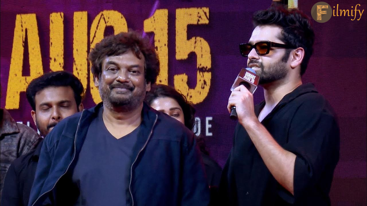 Ram Pothineni's speech at the Double Smart pre-release event went viral.