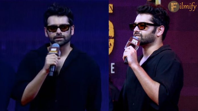 Ram Pothineni's speech at the Double Smart pre-release event went viral.