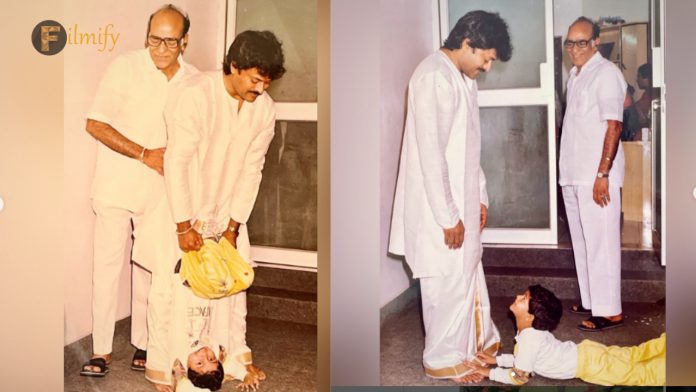 Chiranjeevi: Did you know that this little boy who fell on his feet is now a star hero?