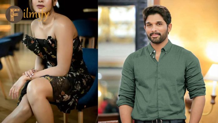 Allu Arjun: Bunny who fell in love with the heroine.. that's why three times at once..?