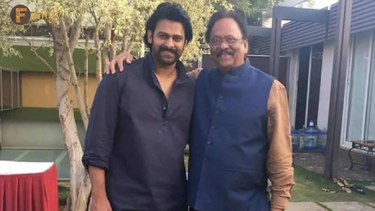 Prabhas: Prabhas gave such a word to Shyamala Devi after the death of his father..!