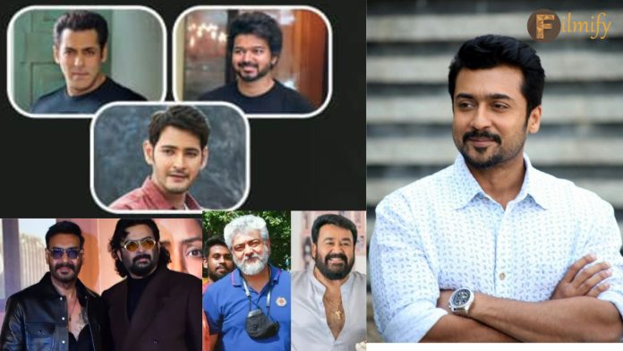 Suriya: 12 heroes together miss the chance.. if cut..!