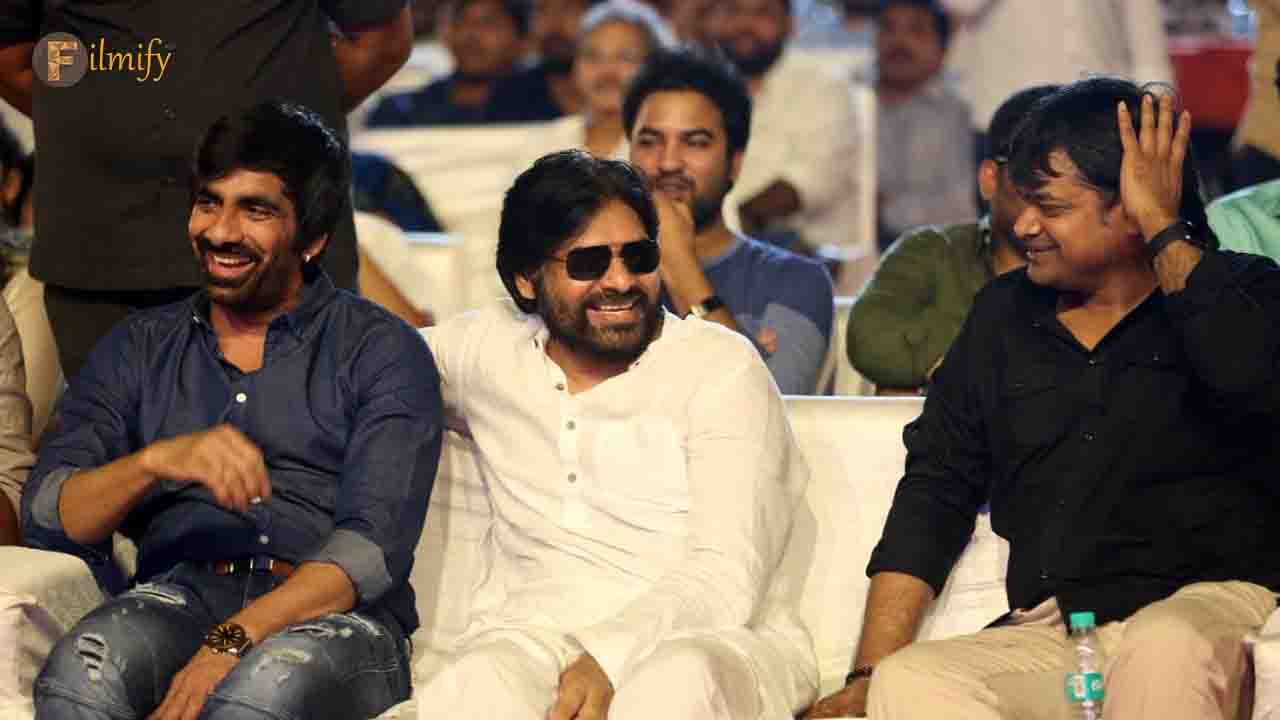 Pawan Kalyan as the guest of Mr Bachchan movie pre release event