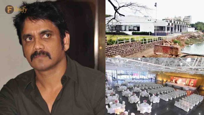 GHMC, Hydra officials demolishing Nagarjuna's N convntion hall