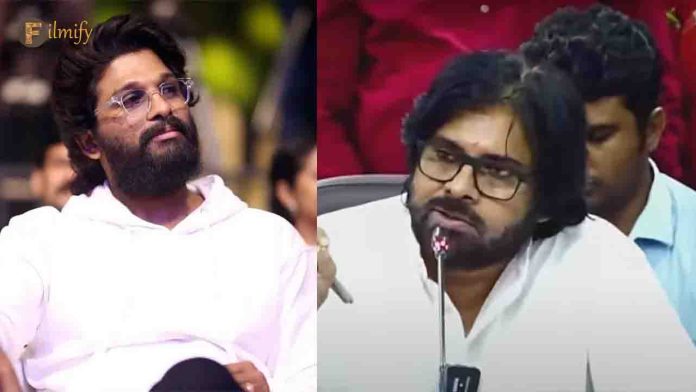 Allu Arjun fans counter to PawanKalyan