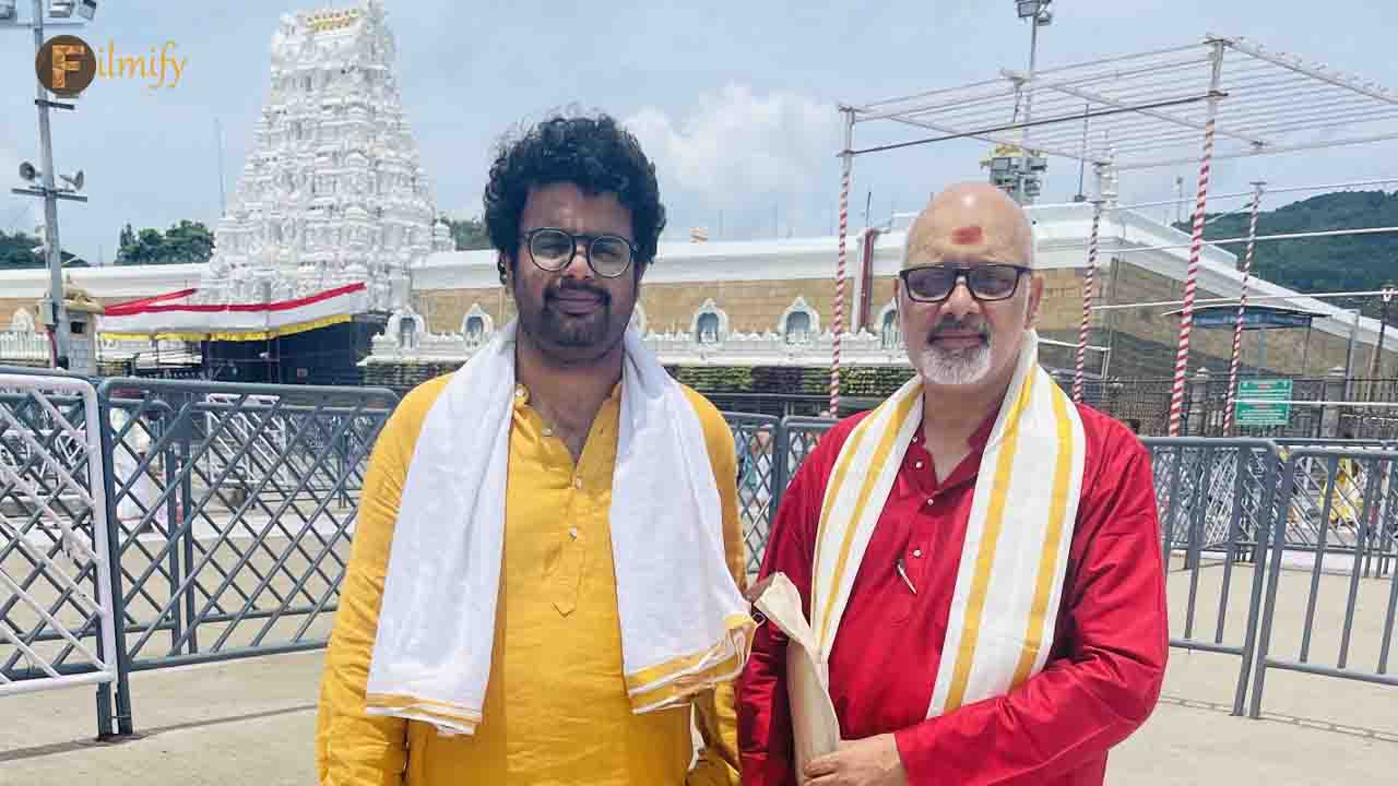 Ramajogayya Sastry visited Tirumala Venkateswara Swamy Temple