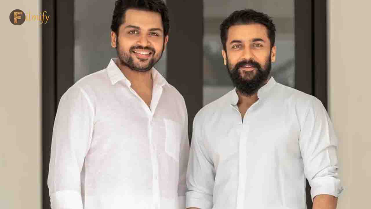 Karthi's role in Suriya's Kanguva movie