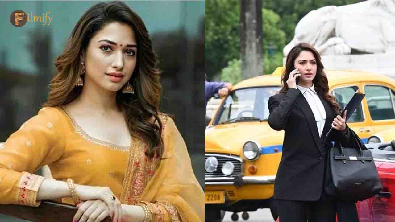 Tamannah Bhatia as a lawyer in the new web series