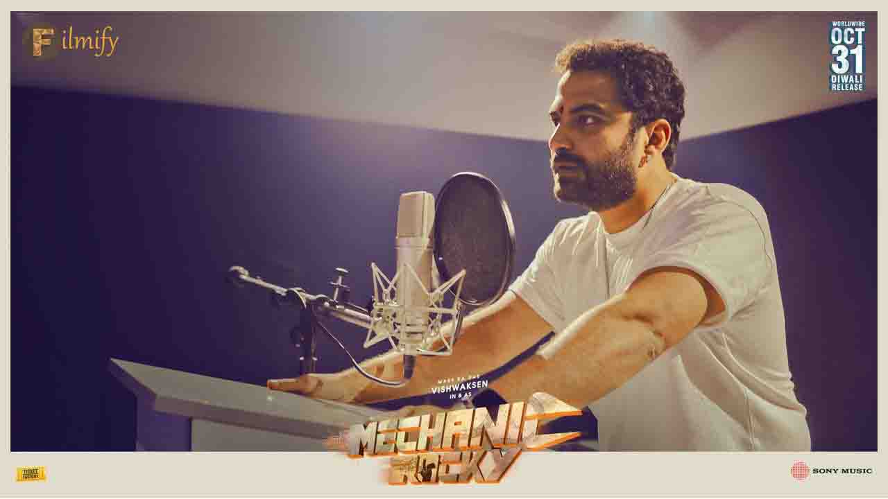 Vishvak Sen started the dubbing work of Mechanic Rocky