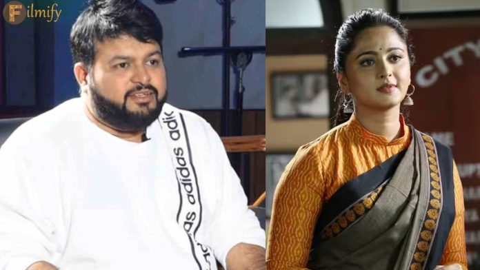 S.S.Thaman: Thaman's comments on Anushka.. can you imagine..?