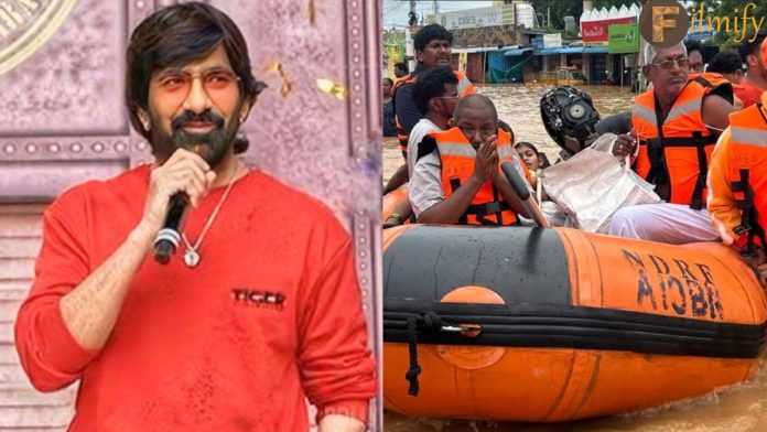 Ravi Teja who did not declare donation to Telugu states .. fans fire