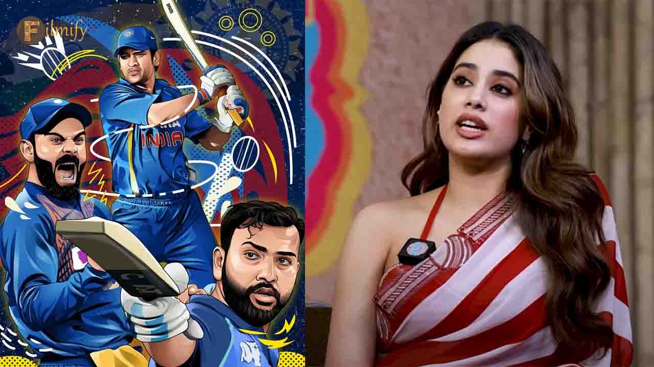 MS Dhoni and Virat Kohli fans trolling on Janhvi Kapoor
