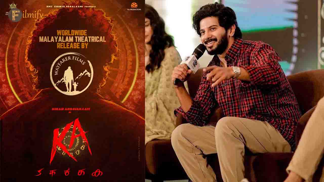 Dulquer Salmaan is promoting Kiran Abbavaram's movie "Ka"