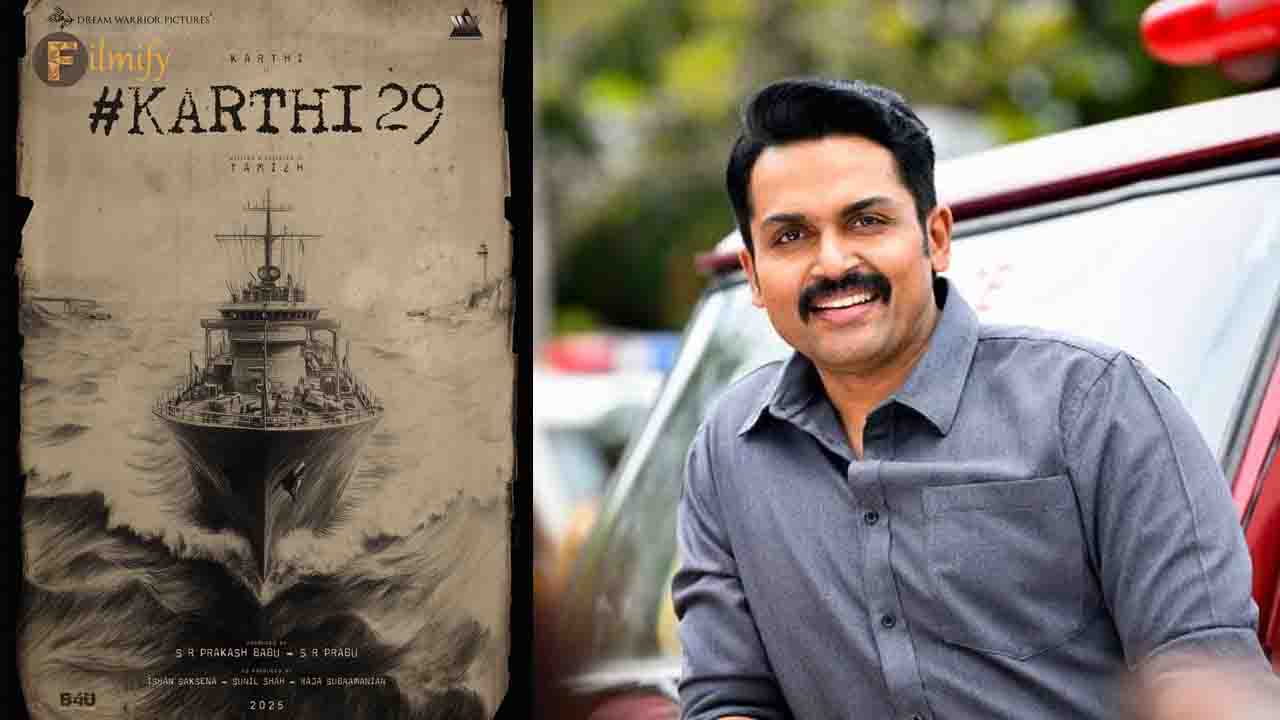 Karthi's 29th film as a periodic action drama 