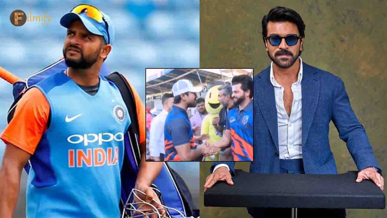 Cricketer Suresh Raina said Ram Charan is his favorite star hero 